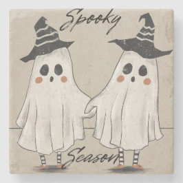 Spooky Season Squad Stone Coaster Steinuntersetzer