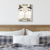 Spooky Season Squad Stretched Canvas Print Leinwanddruck (Insitu (Schlafzimmer))