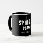 Spooky Season Tasse - Ghost Halloween Coffee Cup (Vorderseite Links)