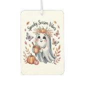 Spooky Season Vibes Ghost Autolufterfrischer (Vorderseite)