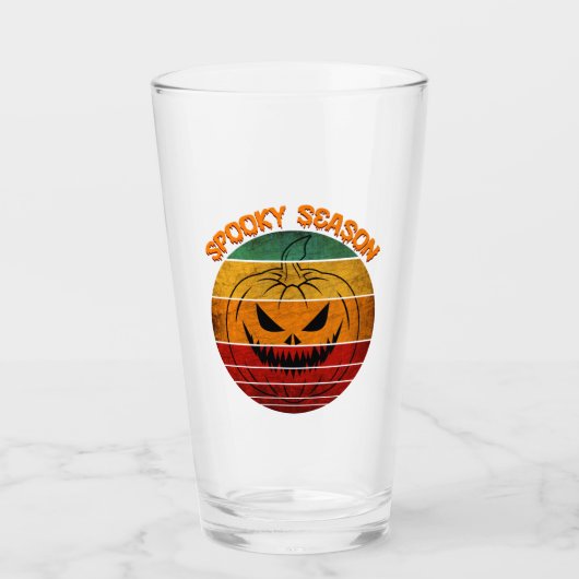 Spooky Season Vintag Glas (Vorderseite)