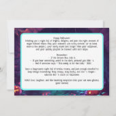 Spooky Sewer Spione Überraschungskarte Einladung (Rückseite)