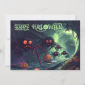 Spooky Sewer Surprise Halloween Card Einladung (Vorderseite)
