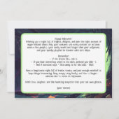 Spooky Sewer Surprise Halloween Card Einladung (Rückseite)