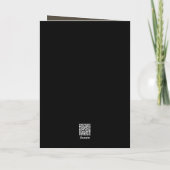 Spooky Shadow Halloween Castle Grußkarten Karte (Rückseite)