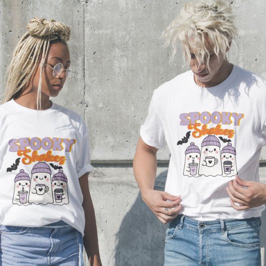 Spooky Shakes Kawaii Cozy Fall Sweatshirt