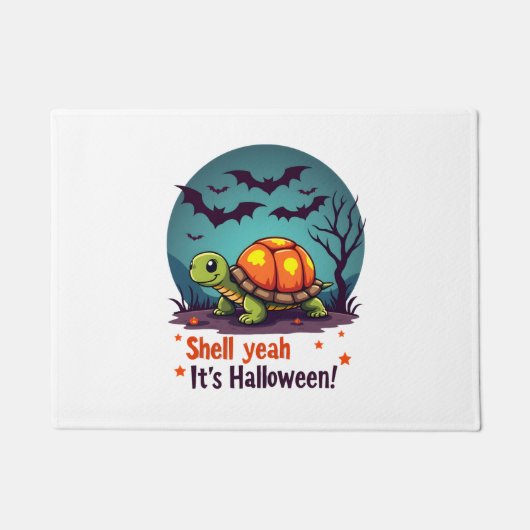 Spooky Shell Surprise Turtle Fußmatte (Vorderseite)