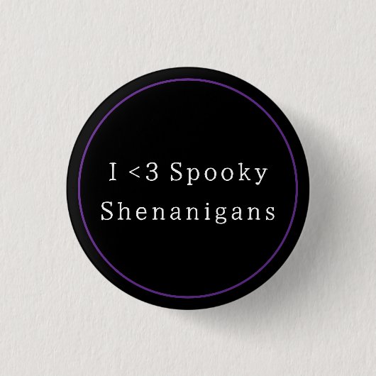 Spooky Shenanigans Button (Vorderseite)