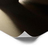 Spooky-Silhouette auf Glas Poster (Ecke)