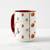 "Spooky Sips and Ghoulish Giggles!" Tasse für Kind (Vorderseite Links)