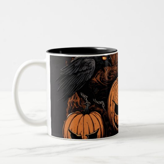 Spooky Sips: Sammlung Halloween-Tasse Zweifarbige Tasse (Links)