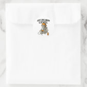 Spooky Skeleton Gaming 2025 Halloween-Party Gamers Runder Aufkleber (Tasche)