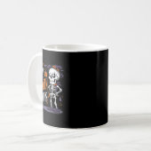 Spooky Skeleton Ghost ist es Halloween bereits Kaffeetasse (Vorderseite Links)