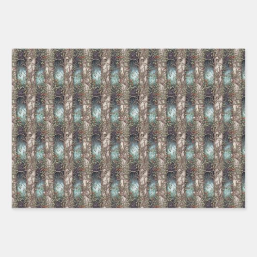 Spooky Skeleton Halloween Geschenkpapier Set (Vorderseite 2)