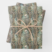 Spooky Skeleton Halloween Geschenkpapier Set (Beispiel)