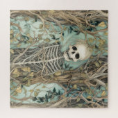 Spooky Skeleton Halloween Jigsaw Puzzle (Horizontal)