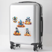 Spooky Skeleton Halloween Vinyl Cut Stickers Aufkleber (Koffer)