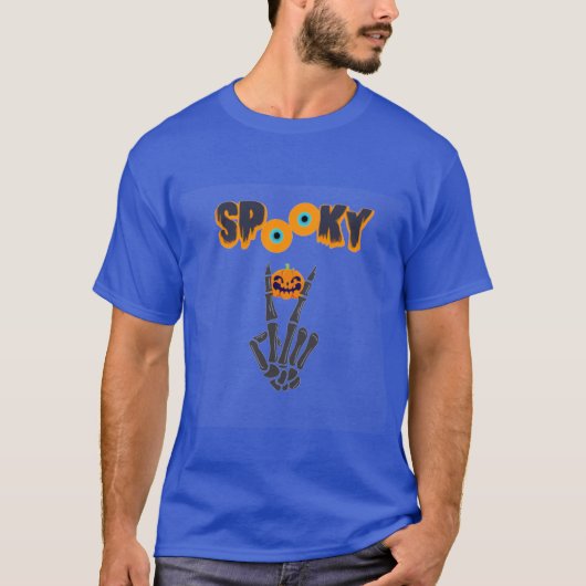 Spooky Skeleton Hand Halloween T - Shirt (Vorderseite)