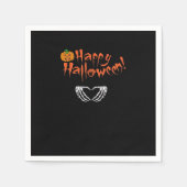 Spooky Skeleton Hände. Happy Halloween. Serviette (Vorderseite)