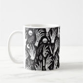 Spooky Skeleton Hands Tasse (Links)