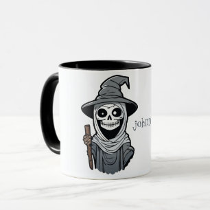 Spooky Skeleton Mage Tasse