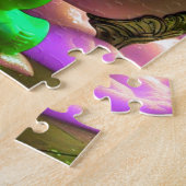 Spooky Skeleton nimmt eine Blase Bad Puzzle (Seite)