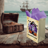Spooky Skeleton Pirate Halloween Mittlere Geschenktüte