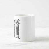 Spooky Skeleton Trio Halloween Mug Kaffeetasse (Mittel)