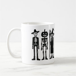 Spooky Skeleton Trio Halloween Mug Kaffeetasse