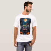 Spooky Skeletons T - Shirt Funny Halloween Saison (Vorne ganz)