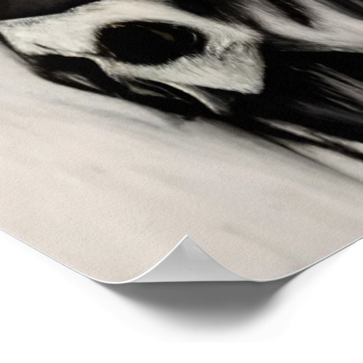 Spooky-Skelettkämpfer | AI Art Poster (Ecke)