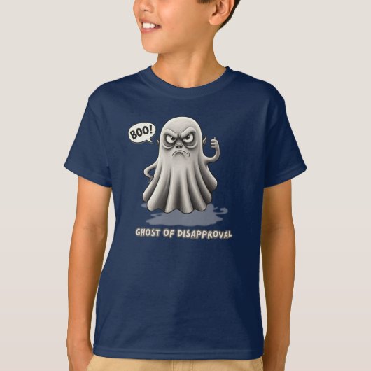 Spooky Skeptic: Geist der Missbilligung T-Shirt (Vorderseite)