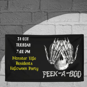 Spooky Skull Halloween Community Family Banner