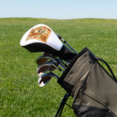 Spooky Skull Halloween Golf Headcover (In SItu)