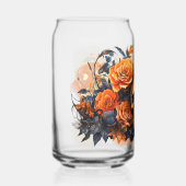 Spooky Skull Halloween-Hartglas Dosenglas (Vorderseite)