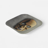 Spooky Skull Halloween-Party Pappteller (Gewinkelt)