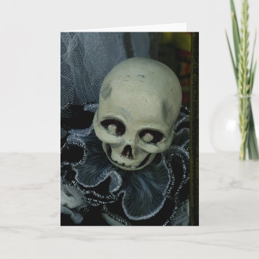 Spooky Skull Karte (Vorderseite)
