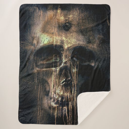 SPOOKY SKULL SHERPADECKE (Vorderseite)
