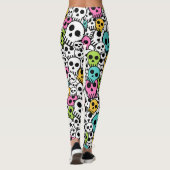 Spooky Skulls Halloween Leggings (Rückseite)