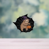 Spooky Sloth Halloween Spaß - Niedlicher Trick ode Acrylschild (Neutral)
