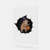 Spooky Sloth Halloween Spaß - Niedlicher Trick ode Acrylschild (Winkel)