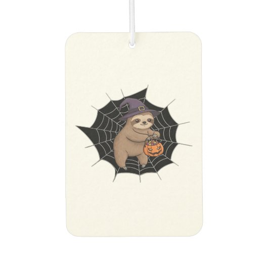 Spooky Sloth Halloween Spaß - Niedlicher Trick ode Autolufterfrischer (Vorderseite)