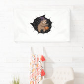 Spooky Sloth Halloween Spaß - Niedlicher Trick ode Banner (Insitu)