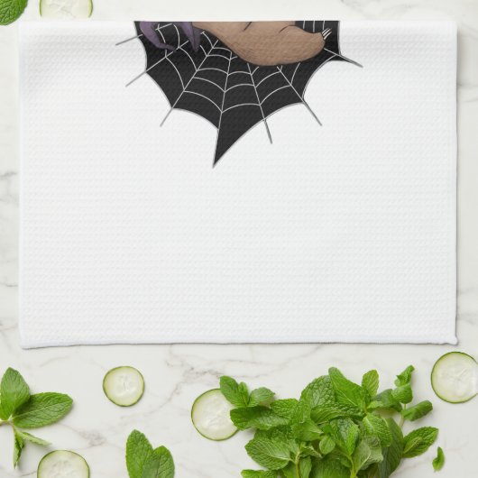 Spooky Sloth Halloween Spaß - Niedlicher Trick ode Geschirrtuch (Gefaltet)