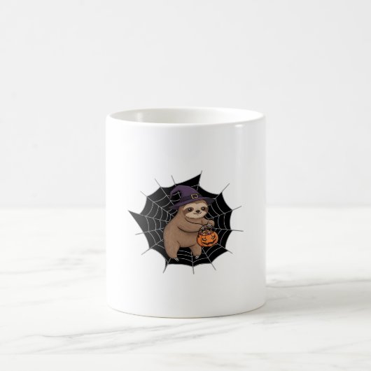 Spooky Sloth Halloween Spaß - Niedlicher Trick ode Kaffeetasse (Mittel)