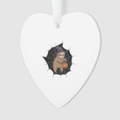 Spooky Sloth Halloween Spaß - Niedlicher Trick ode Ornament (Vorderseite)
