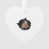Spooky Sloth Halloween Spaß - Niedlicher Trick ode Ornament (Vorderseite)