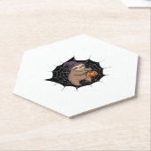 Spooky Sloth Halloween Spaß - Niedlicher Trick ode Untersetzer (angewinkelt)