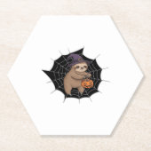 Spooky Sloth Halloween Spaß - Niedlicher Trick ode Untersetzer (Vorderseite)