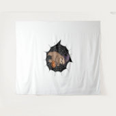 Spooky Sloth Halloween Spaß - Niedlicher Trick ode Wandteppich (Vorderseite (Horizontal))